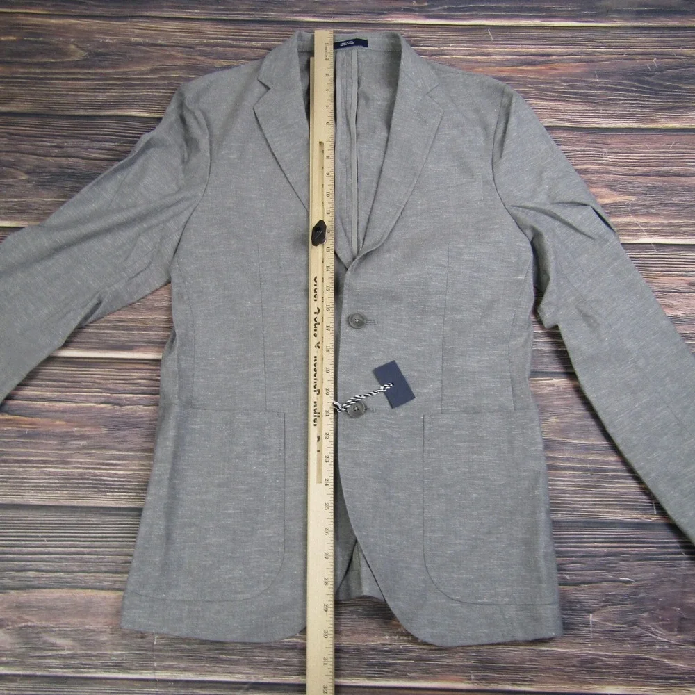 1901 NEW Mens Small Gray 2 Button Blazer Coat‎ Top
